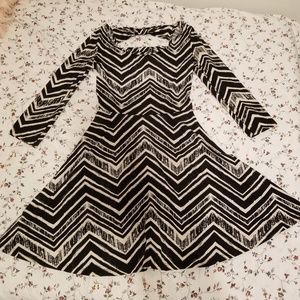 Black and White Dress